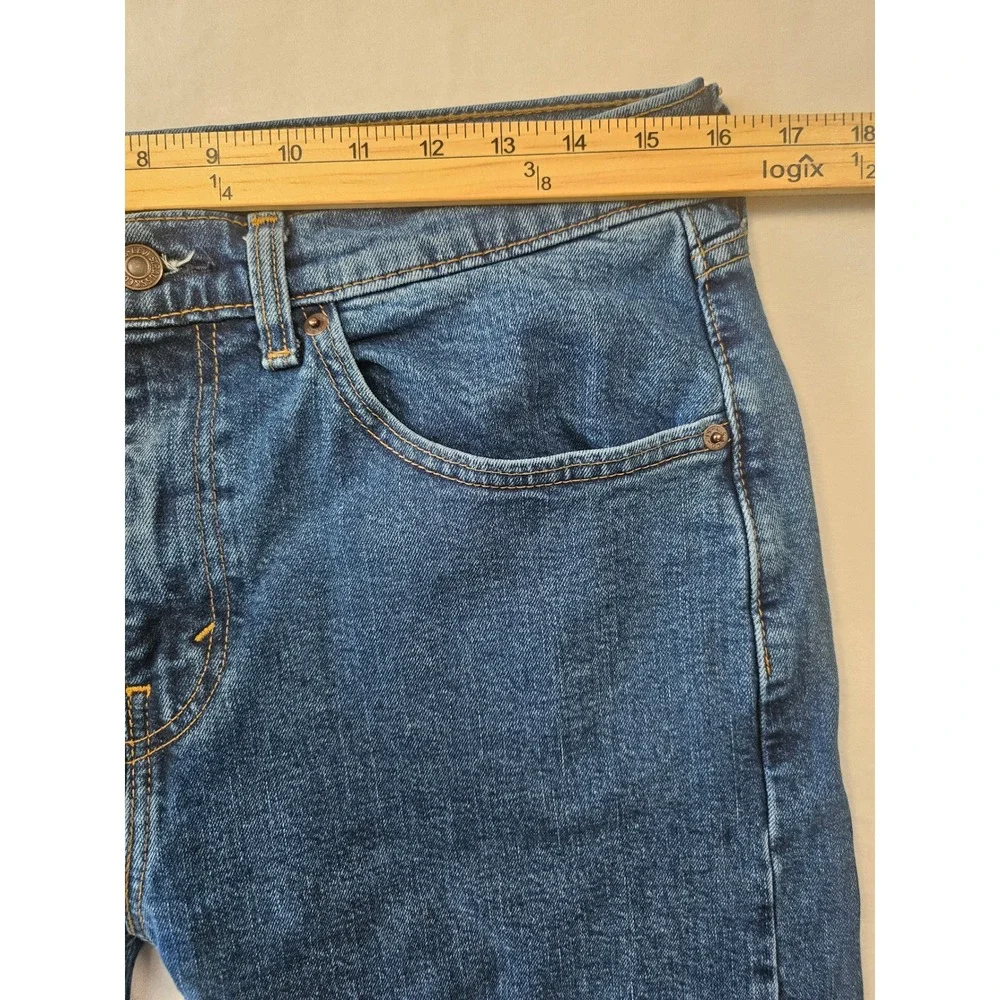 Levi's 505 Regular Fit Straight Leg Jeans -Tag Size Men's 32x32 (Actual 32x30.5)